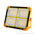 Lampu banjir LED flat tri berwarna solar